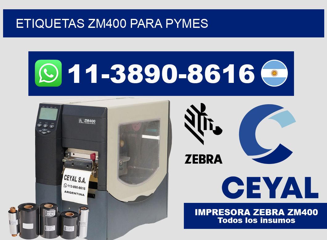 ETIQUETAS ZM400 PARA PYMES
