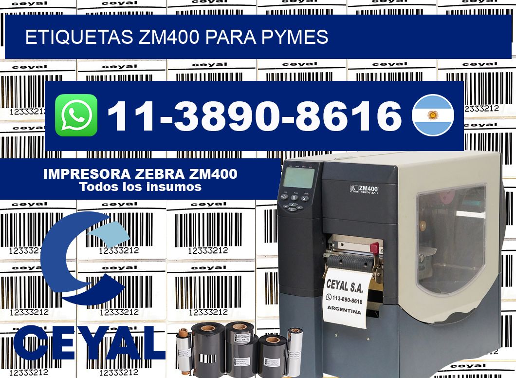 ETIQUETAS ZM400 PARA PYMES