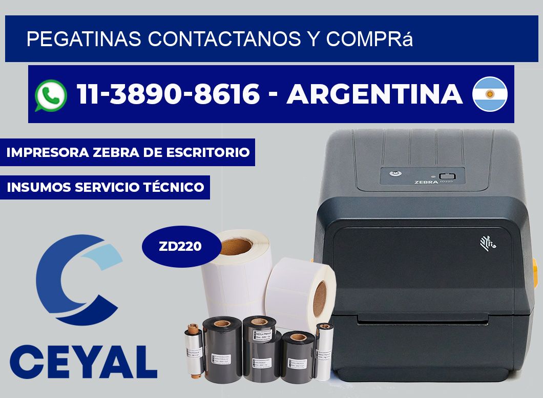 PEGATINAS Contactanos y comprá