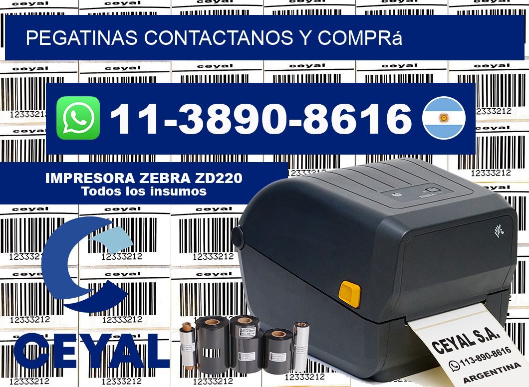 PEGATINAS Contactanos y comprá