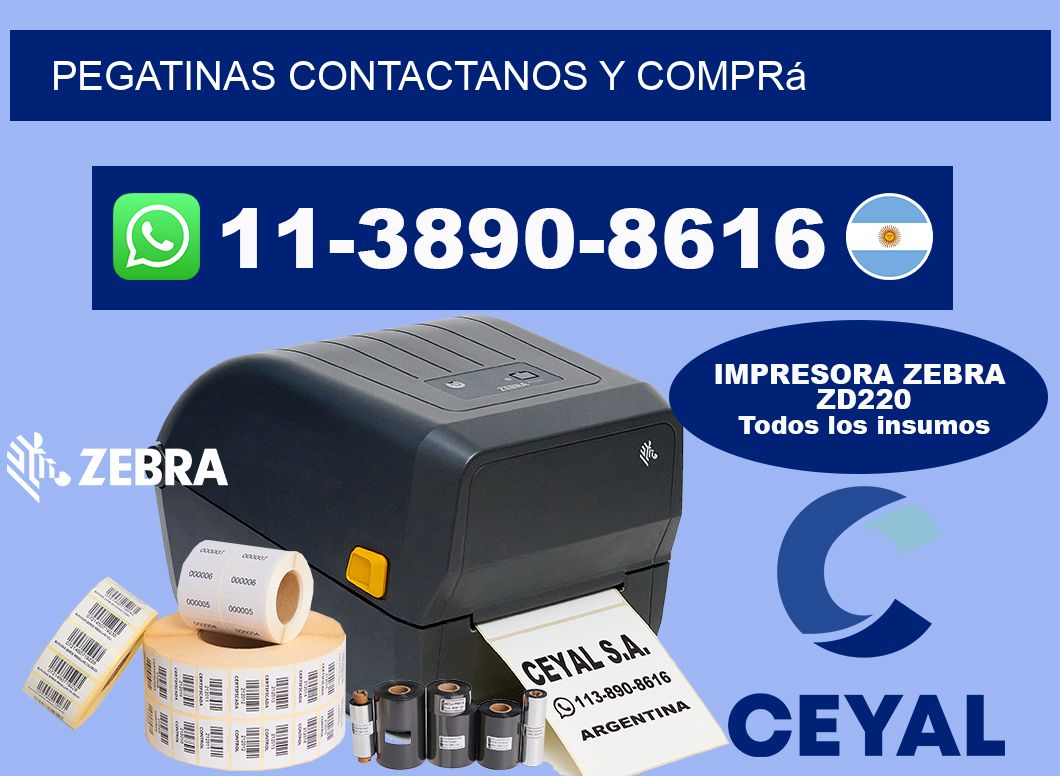 PEGATINAS Contactanos y comprá