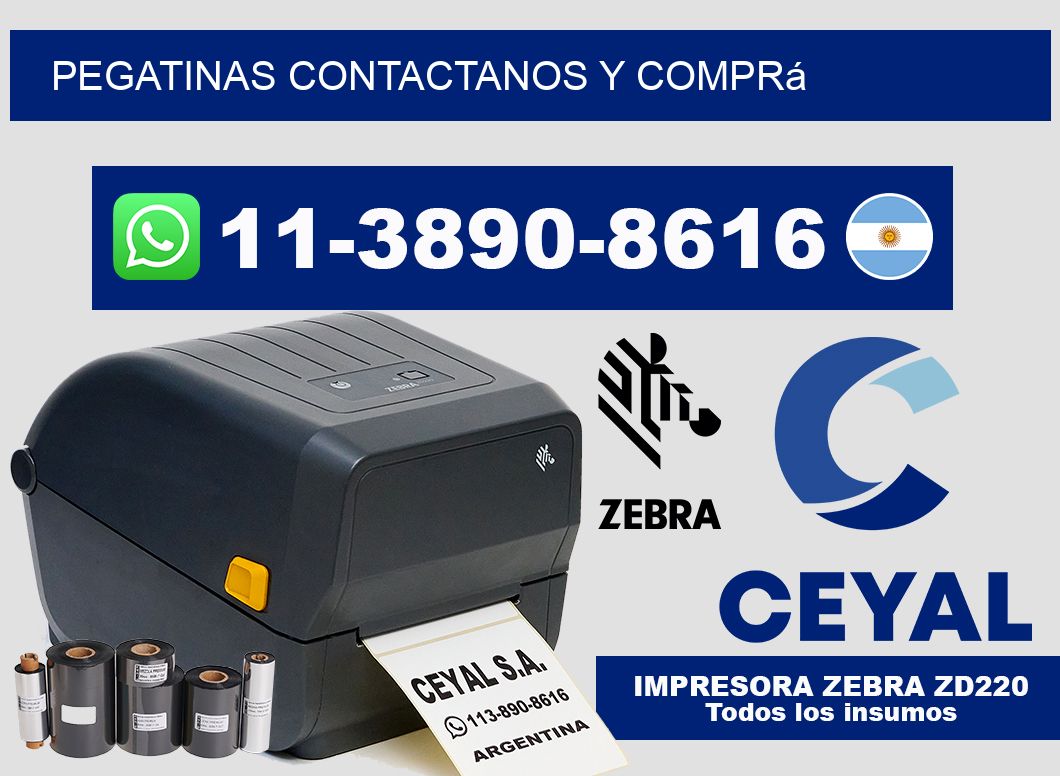 PEGATINAS Contactanos y comprá