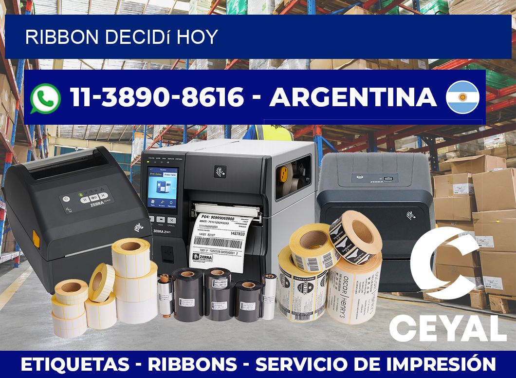 ribbon Decidí hoy