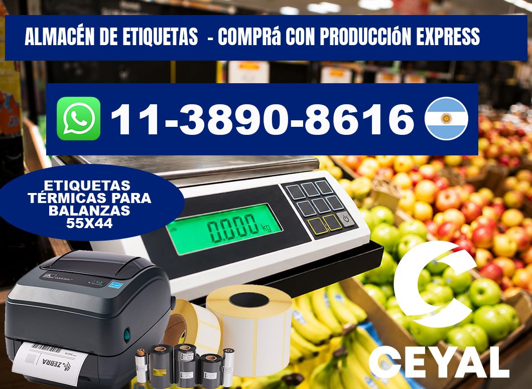 ALMACÉN DE ETIQUETAS  - Comprá con producción express