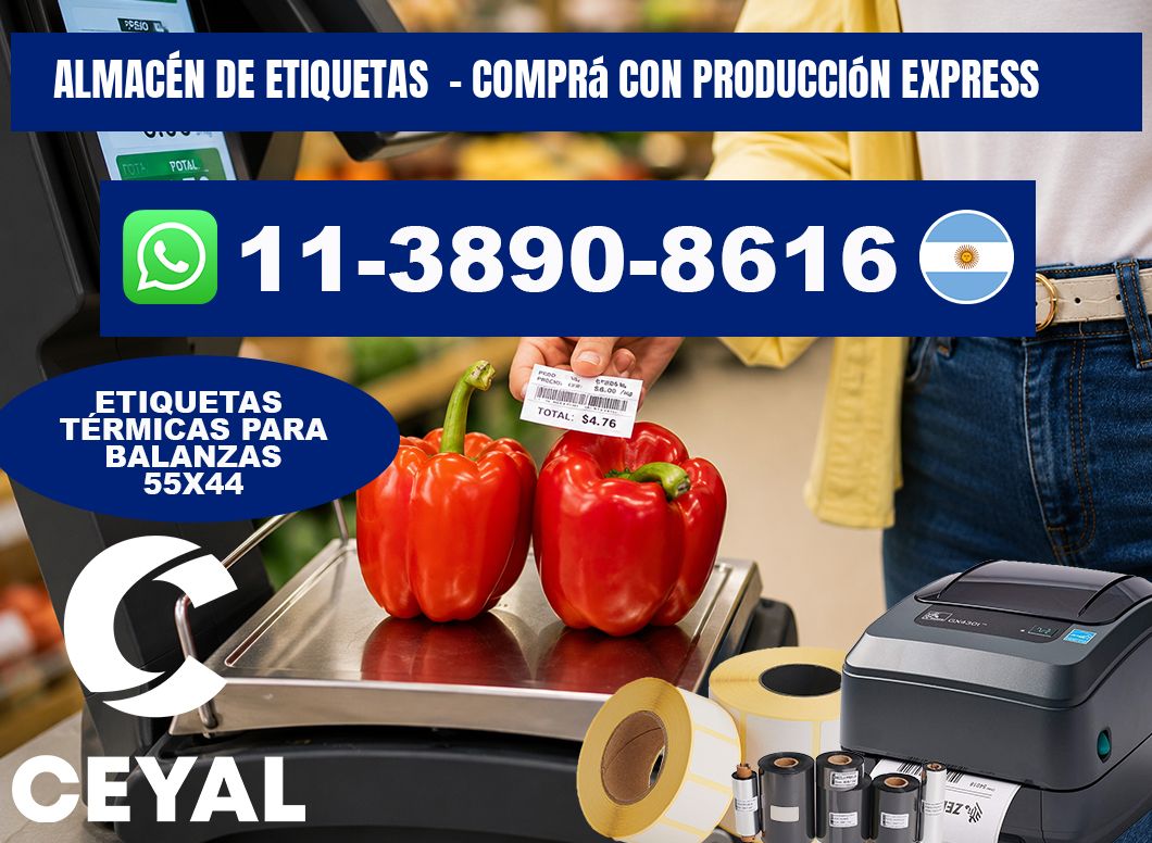 ALMACÉN DE ETIQUETAS  - Comprá con producción express