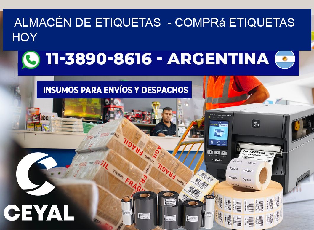 ALMACÉN DE ETIQUETAS  – Comprá etiquetas hoy