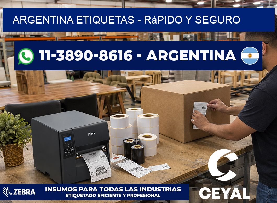 ARGENTINA ETIQUETAS - rápido y seguro
