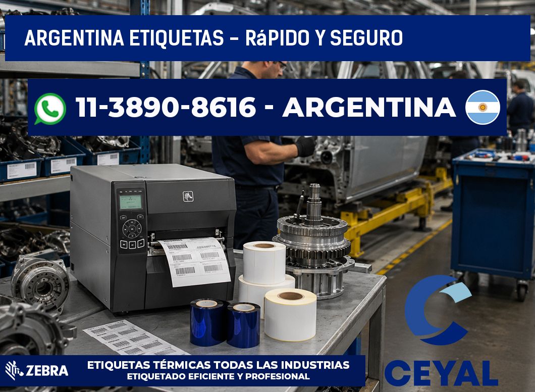 ARGENTINA ETIQUETAS - rápido y seguro