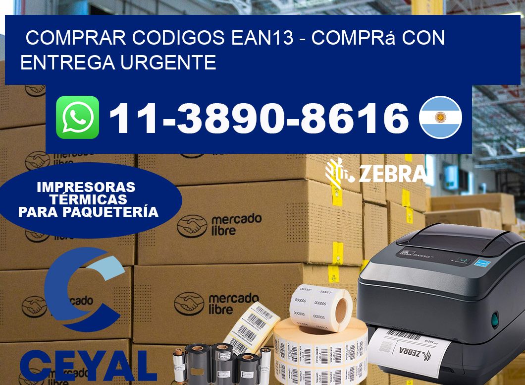 COMPRAR CODIGOS EAN13 – Comprá con entrega urgente