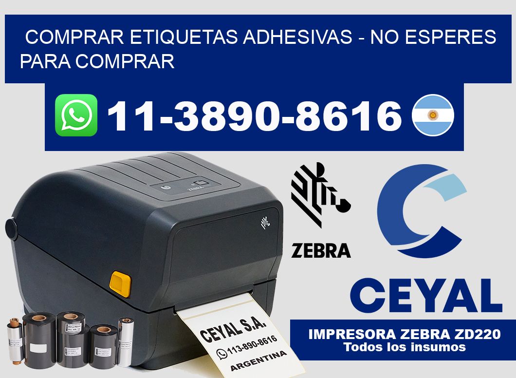 COMPRAR ETIQUETAS ADHESIVAS – No esperes para comprar