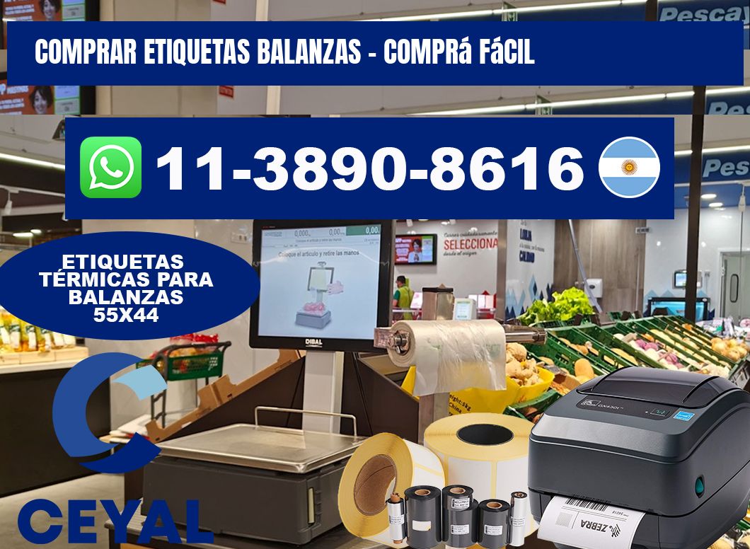 COMPRAR ETIQUETAS BALANZAS - Comprá fácil
