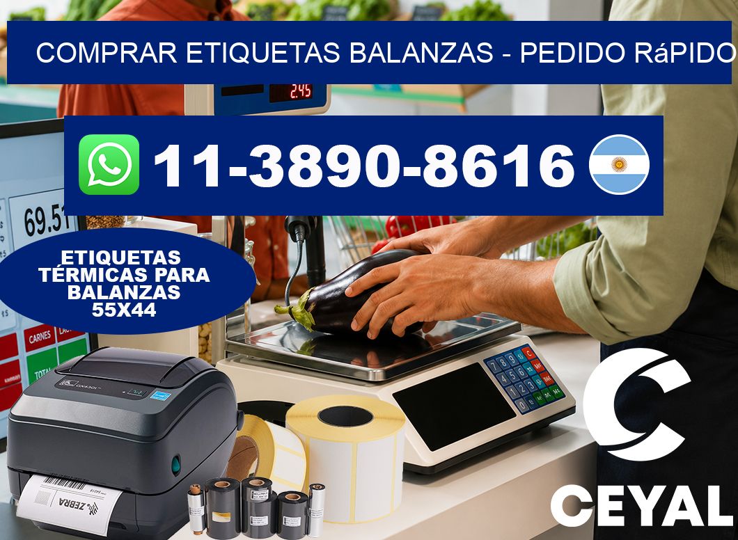 COMPRAR ETIQUETAS BALANZAS - Pedido rápido