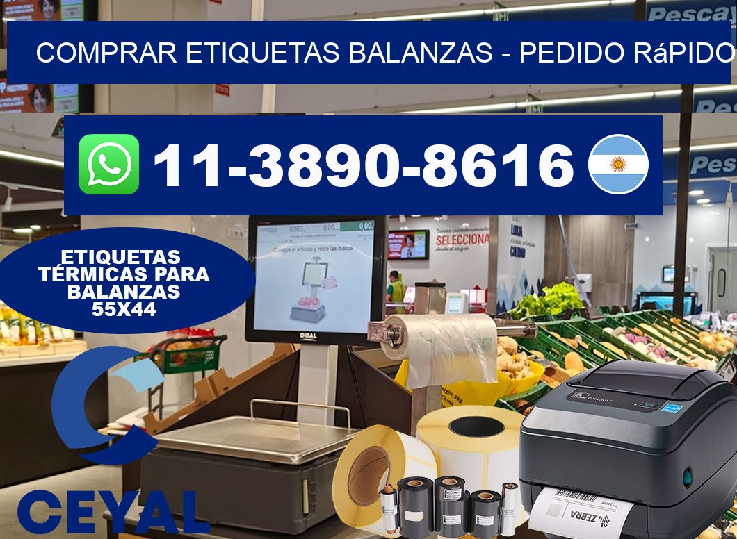 COMPRAR ETIQUETAS BALANZAS – Pedido rápido