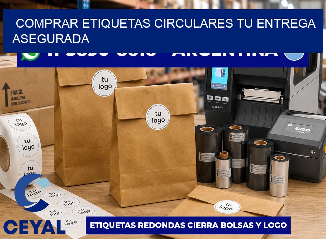 COMPRAR ETIQUETAS CIRCULARES Tu entrega asegurada