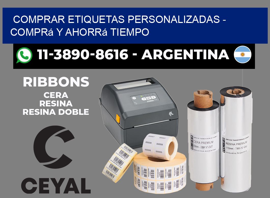 COMPRAR ETIQUETAS PERSONALIZADAS - Comprá y ahorrá tiempo