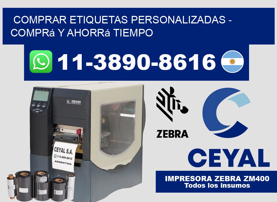 COMPRAR ETIQUETAS PERSONALIZADAS - Comprá y ahorrá tiempo