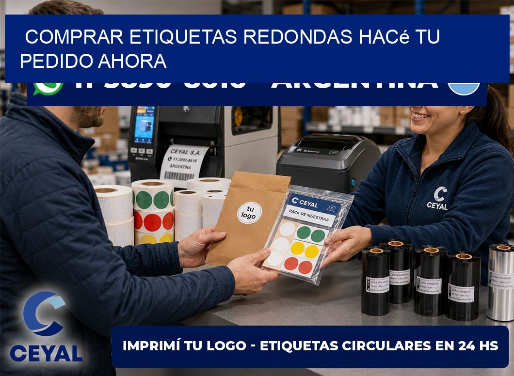 COMPRAR ETIQUETAS REDONDAS Hacé tu pedido ahora