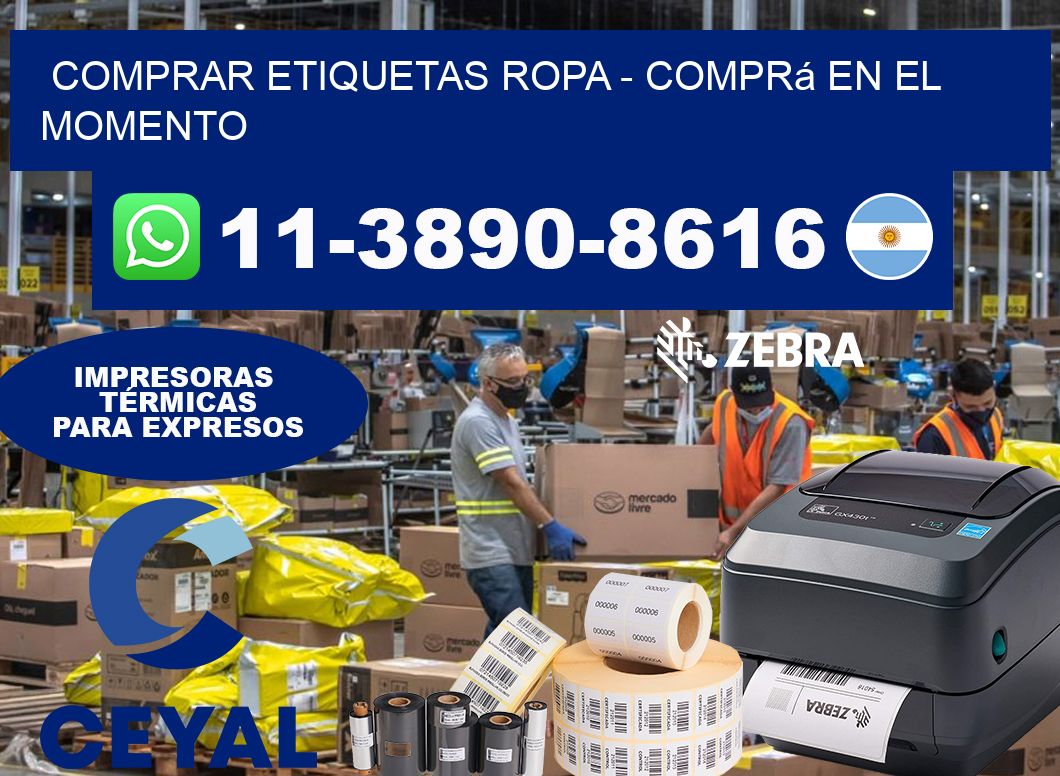 COMPRAR ETIQUETAS ROPA - Comprá en el momento