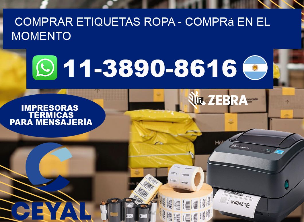 COMPRAR ETIQUETAS ROPA – Comprá en el momento