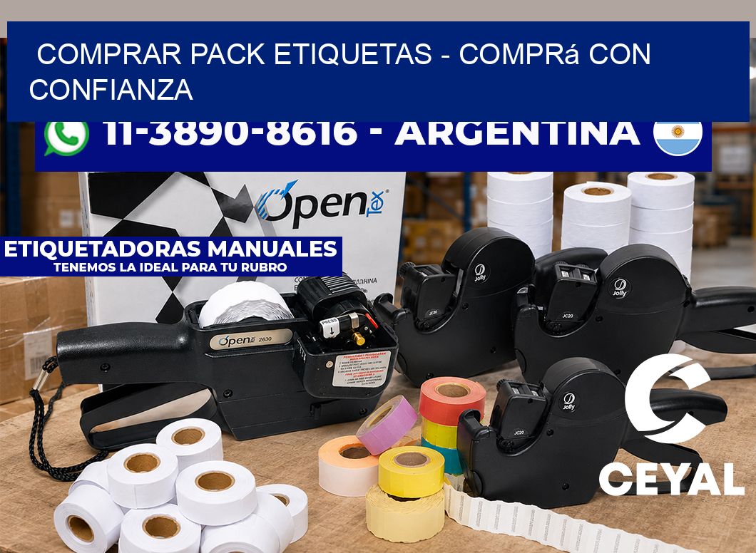 COMPRAR PACK ETIQUETAS - Comprá con confianza