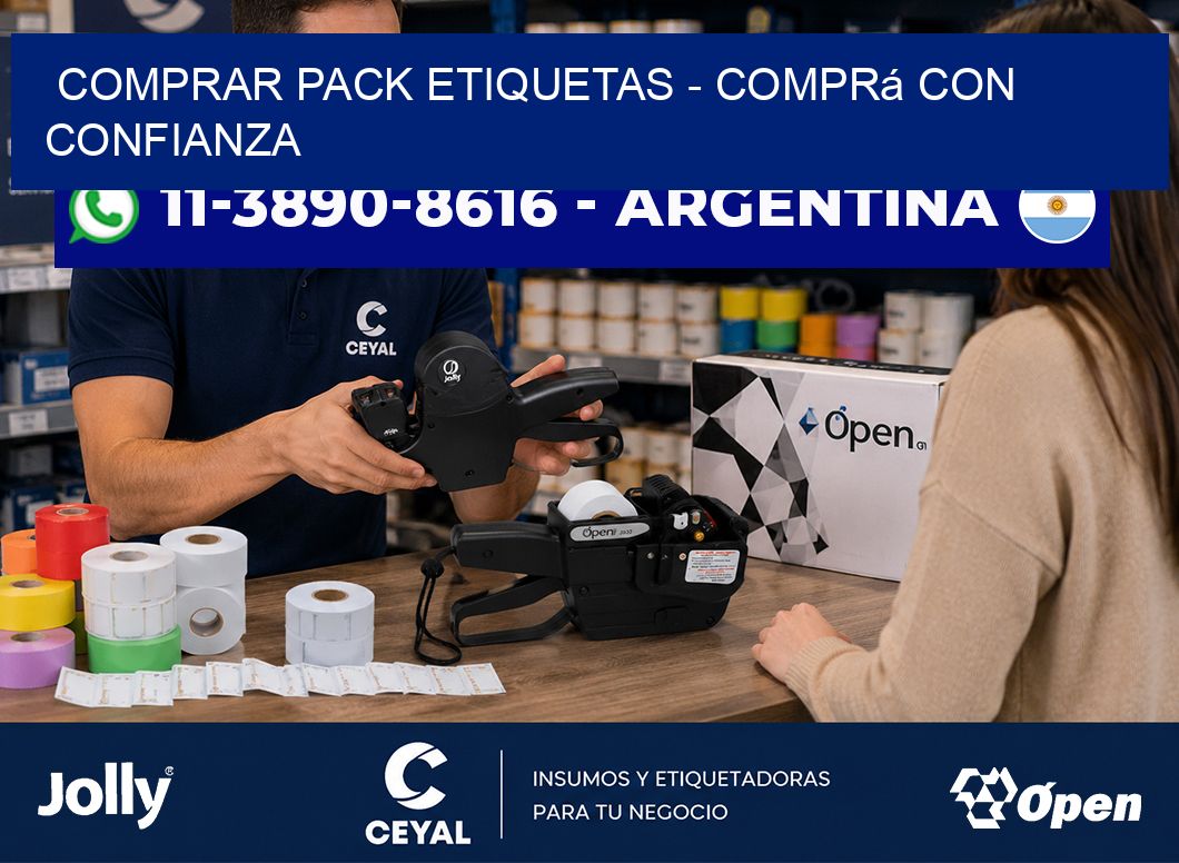 COMPRAR PACK ETIQUETAS - Comprá con confianza