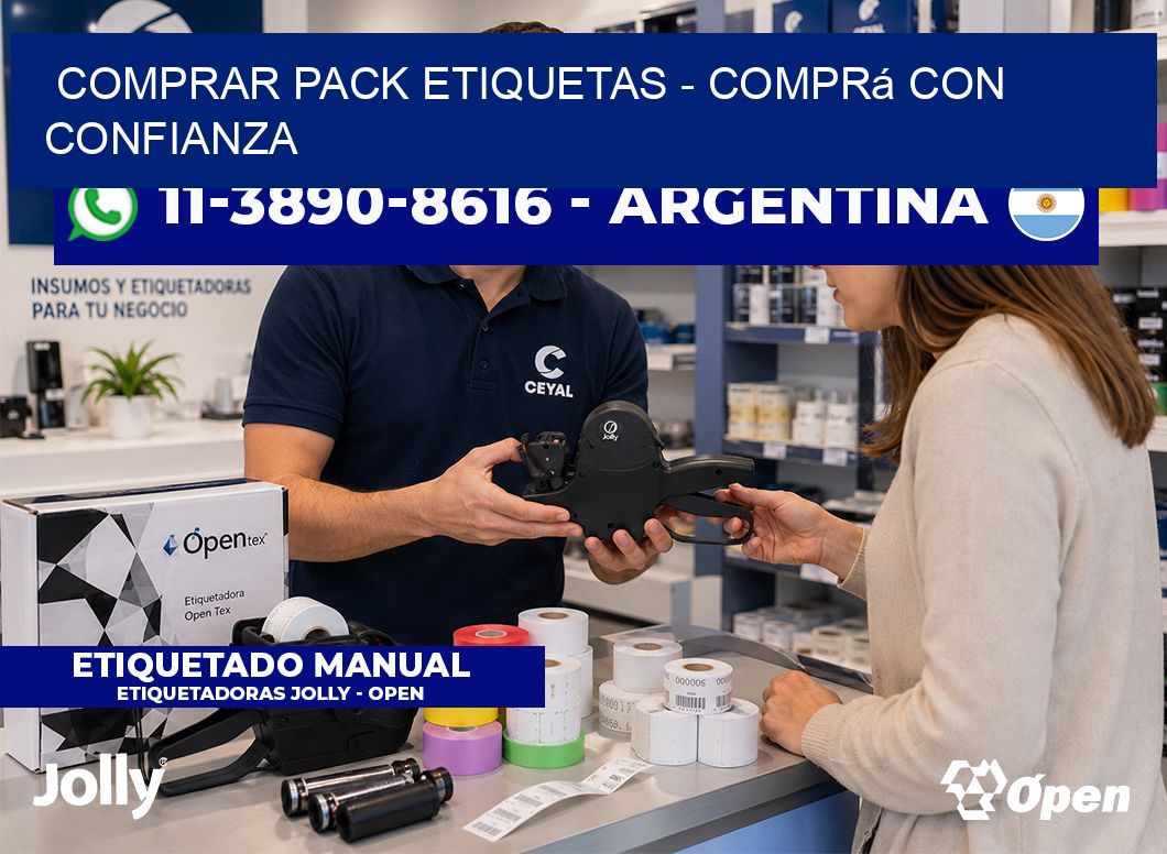 COMPRAR PACK ETIQUETAS - Comprá con confianza