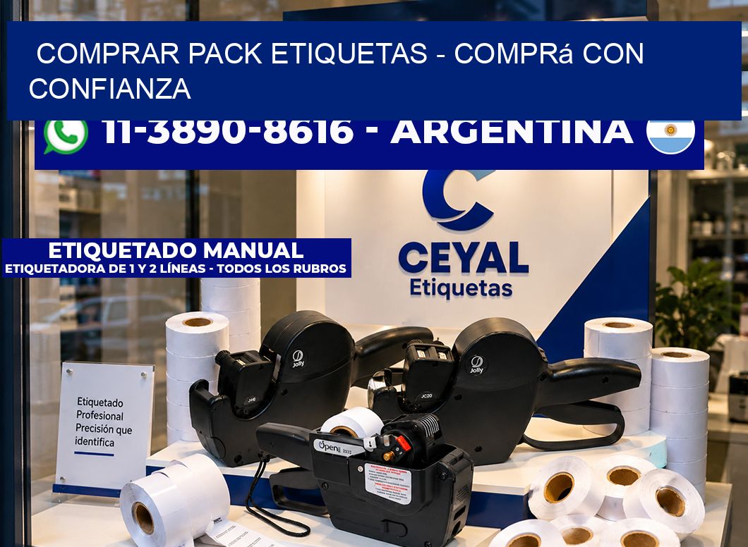 COMPRAR PACK ETIQUETAS - Comprá con confianza