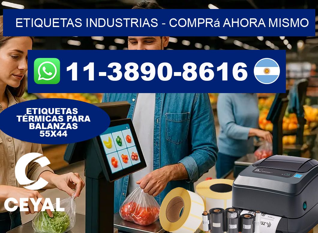 ETIQUETAS INDUSTRIAS – Comprá ahora mismo