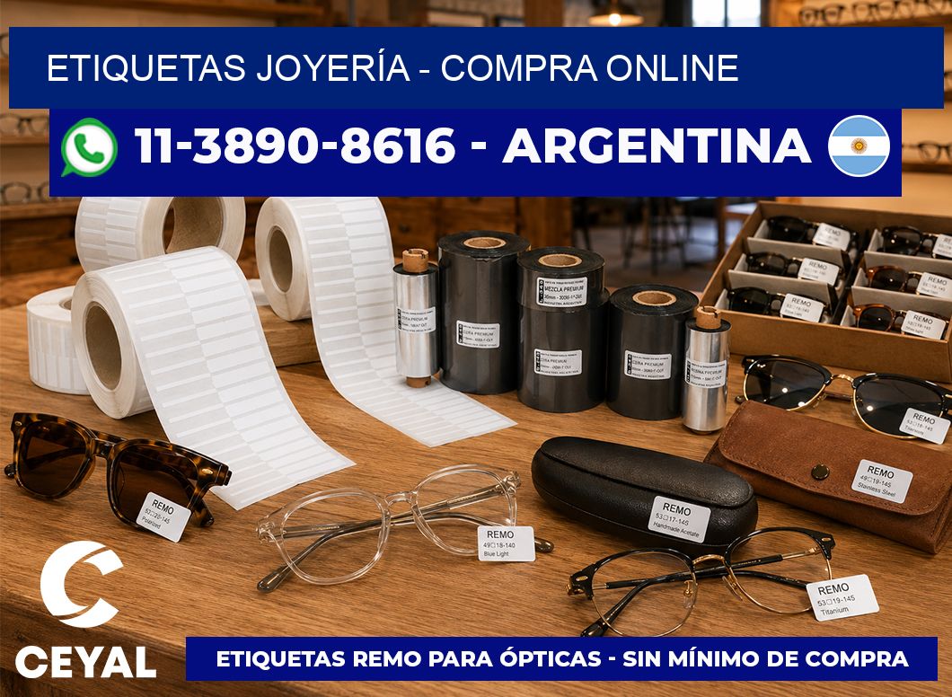 ETIQUETAS JOYERÍA - compra online