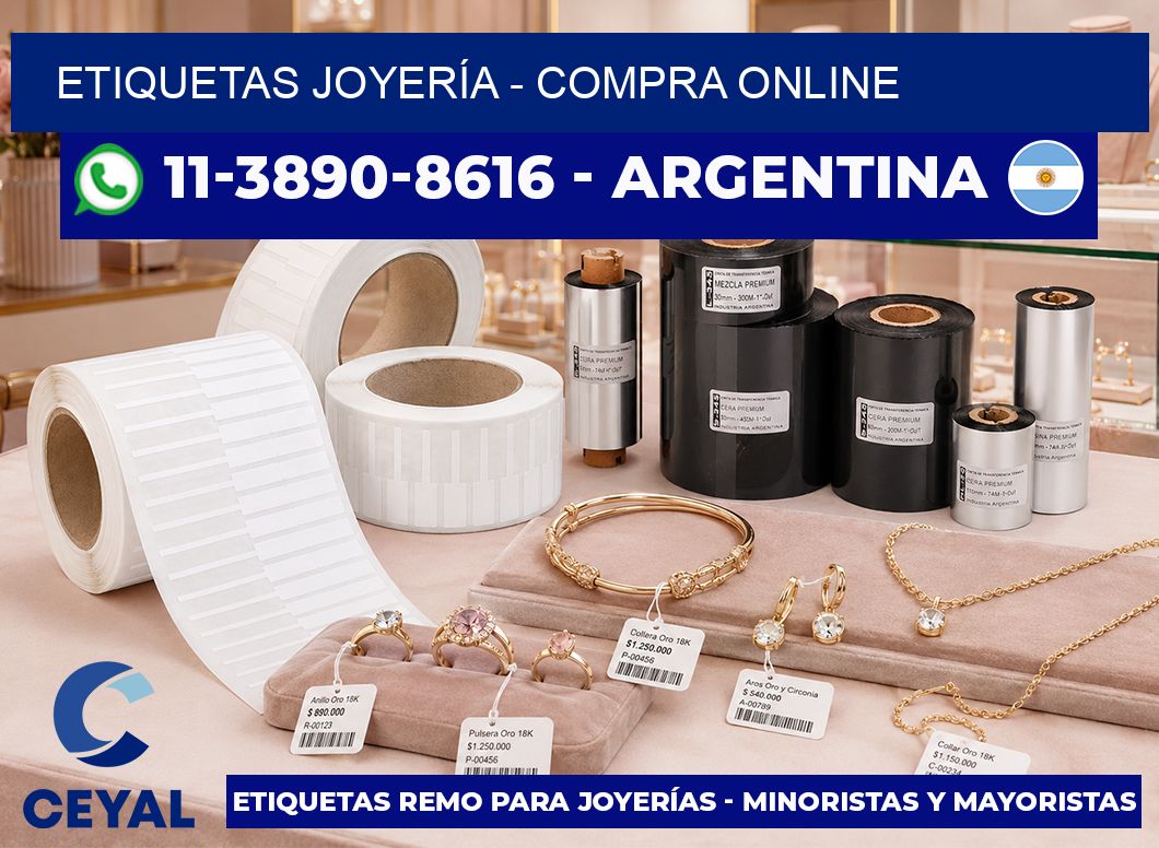 ETIQUETAS JOYERÍA – compra online