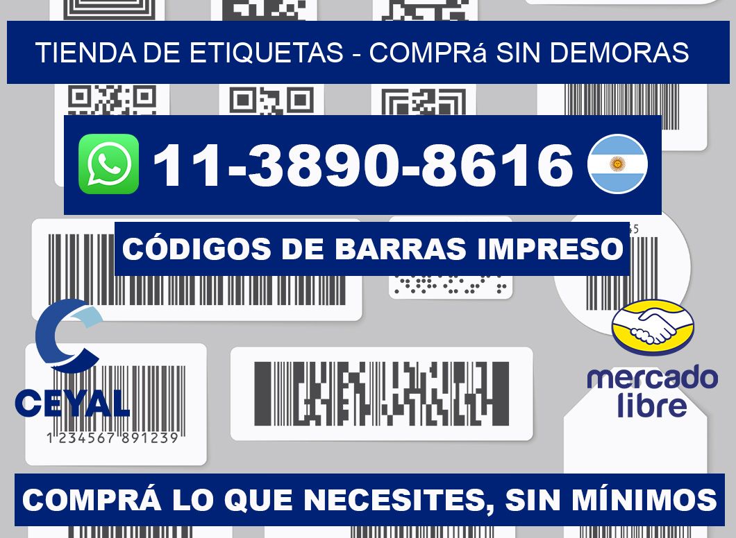 TIENDA DE ETIQUETAS - Comprá sin demoras
