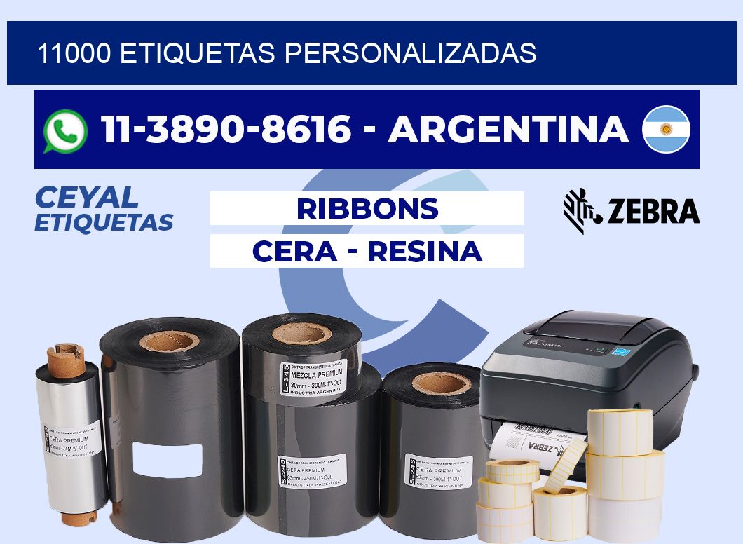 11000 ETIQUETAS PERSONALIZADAS