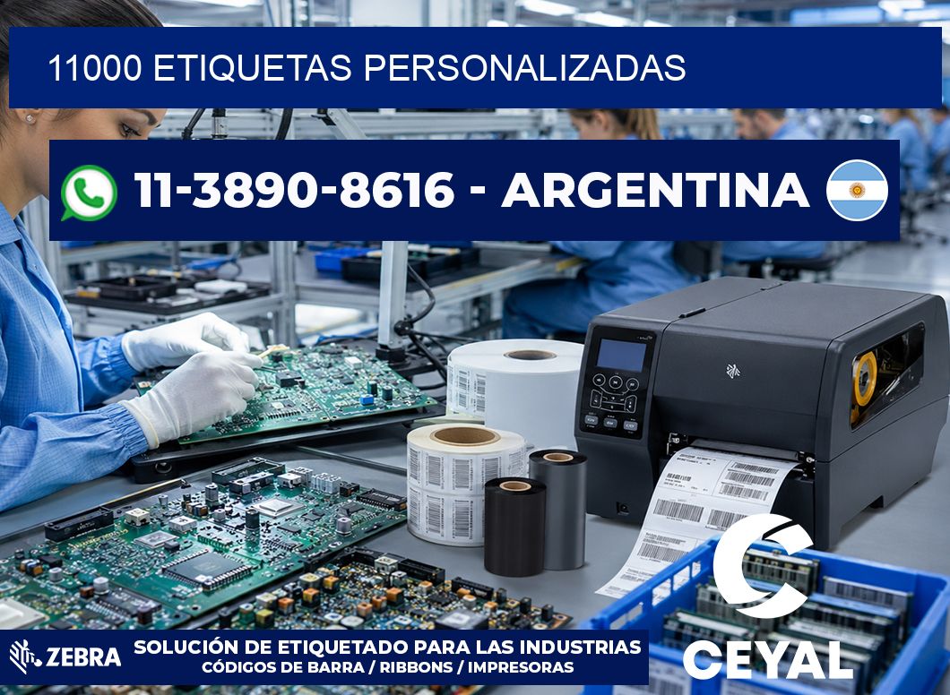 11000 ETIQUETAS PERSONALIZADAS