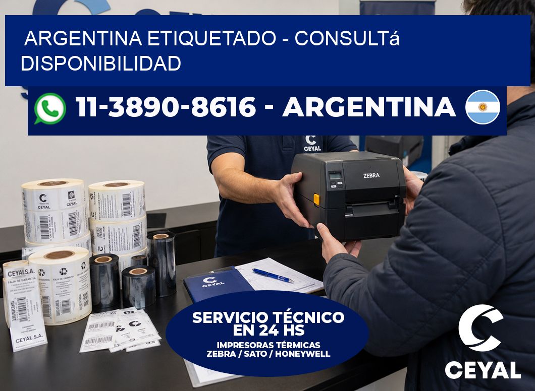 ARGENTINA ETIQUETADO - Consultá disponibilidad