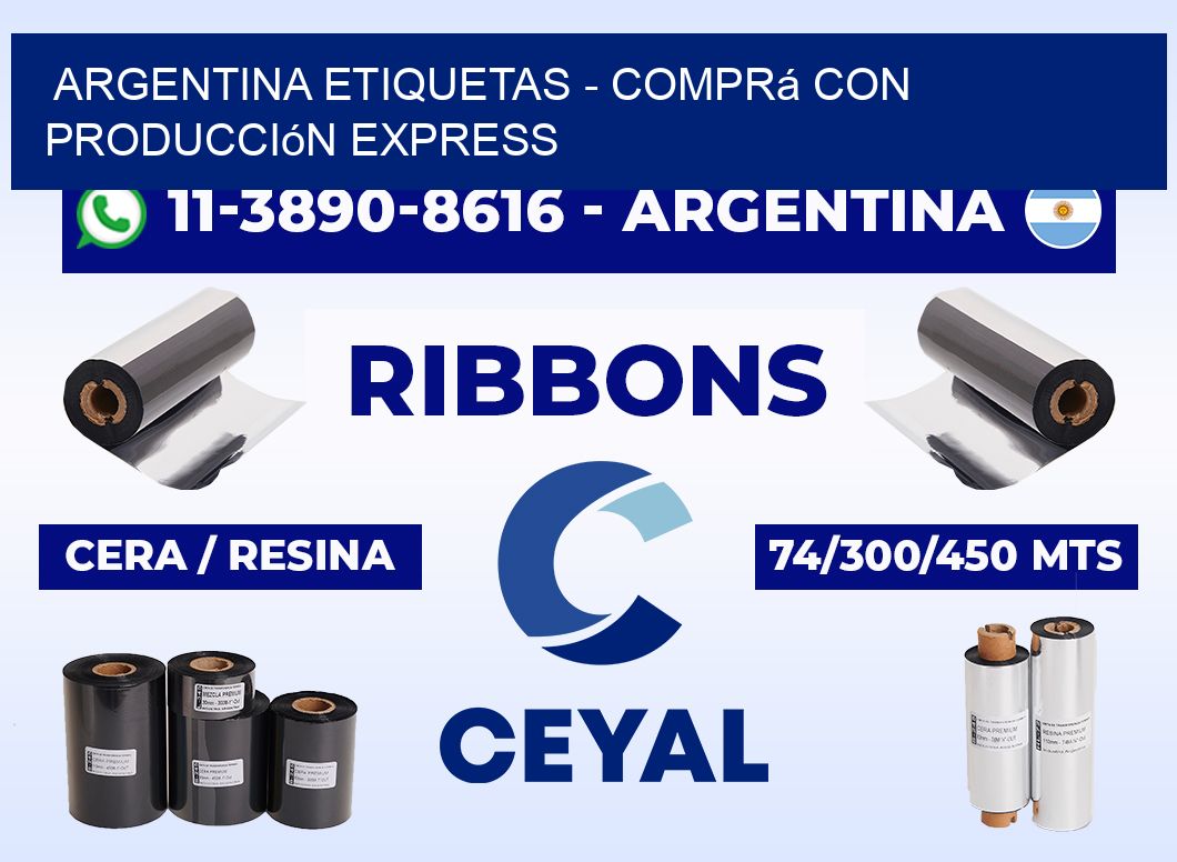 ARGENTINA ETIQUETAS - Comprá con producción express