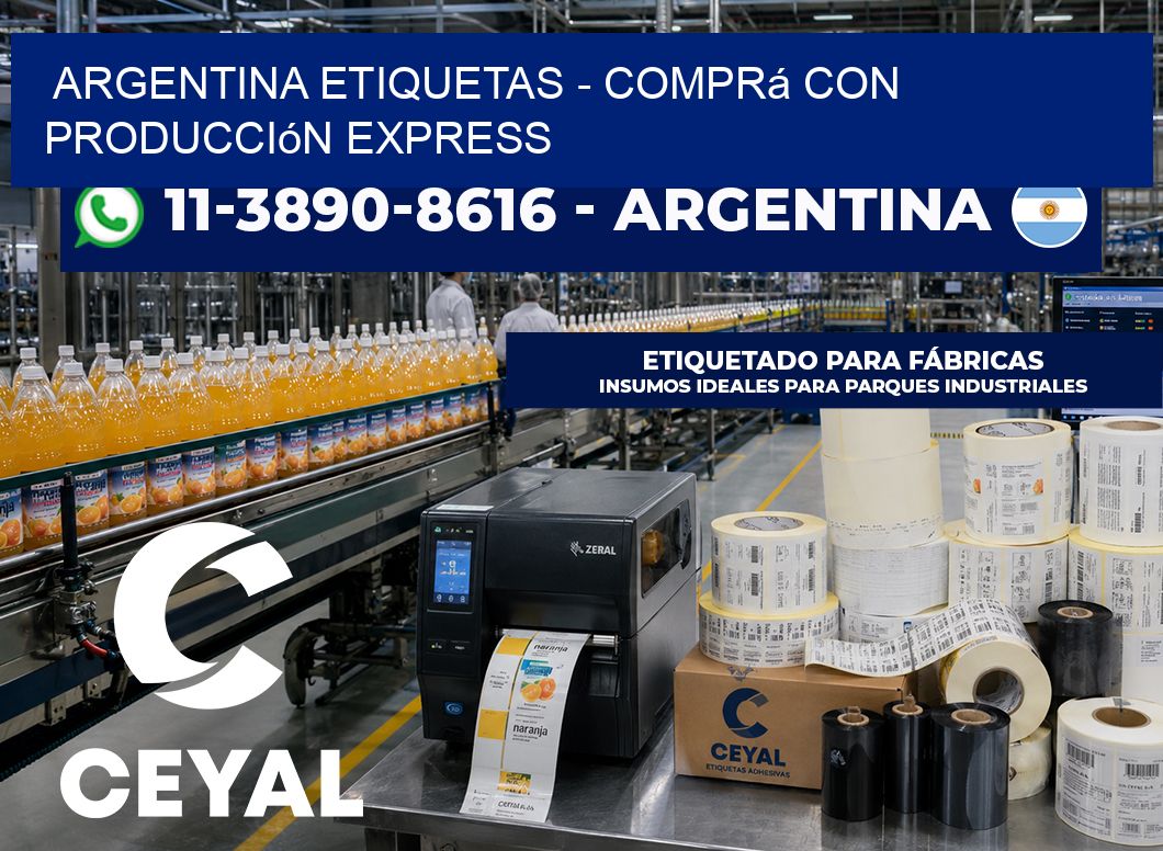 ARGENTINA ETIQUETAS – Comprá con producción express