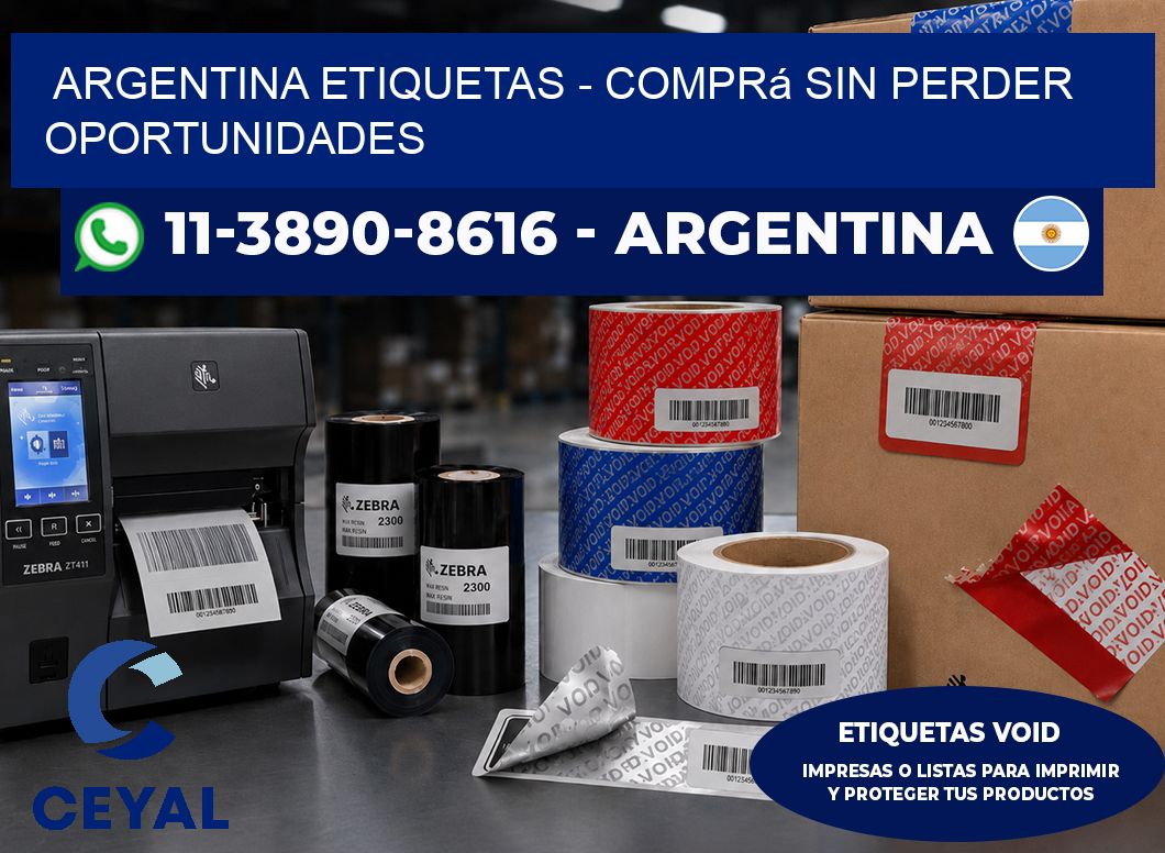 ARGENTINA ETIQUETAS – Comprá sin perder oportunidades