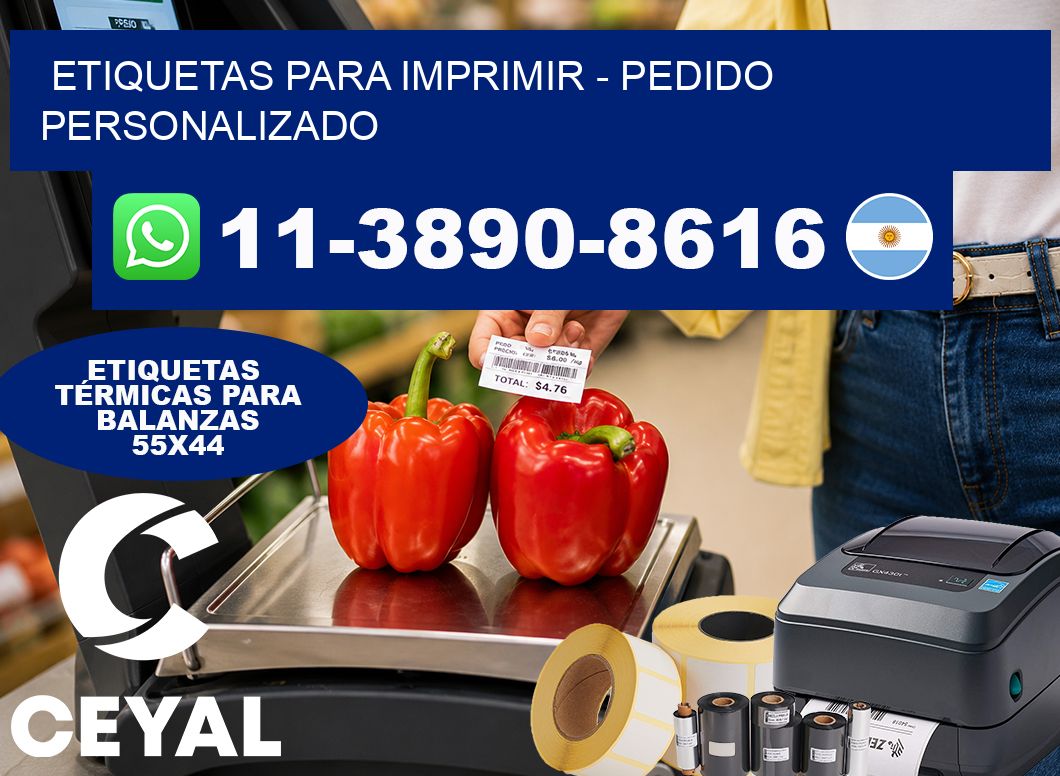 ETIQUETAS PARA IMPRIMIR – Pedido personalizado