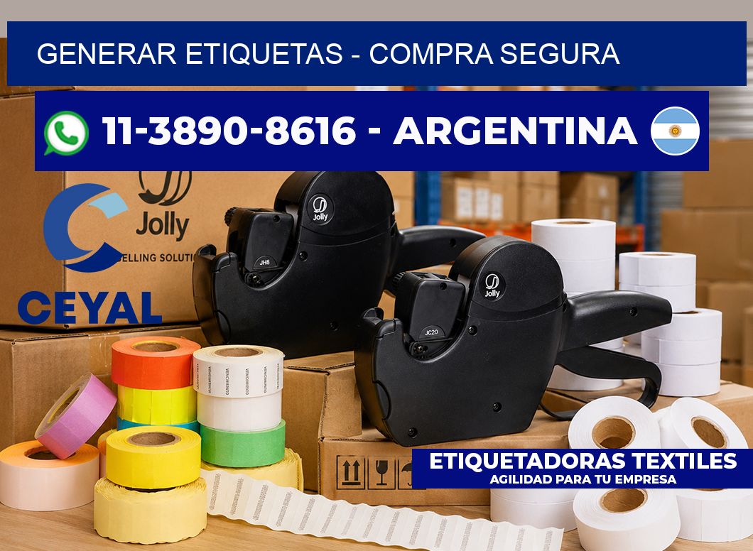 GENERAR ETIQUETAS - Compra segura