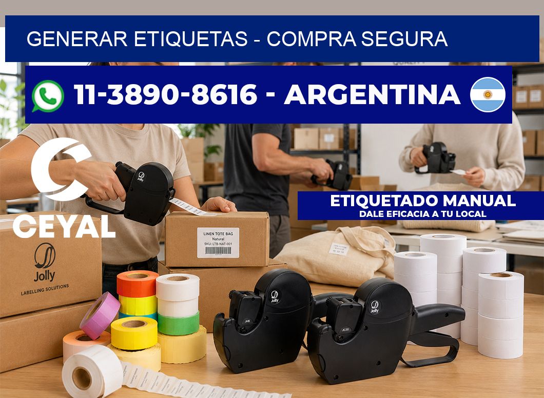 GENERAR ETIQUETAS - Compra segura