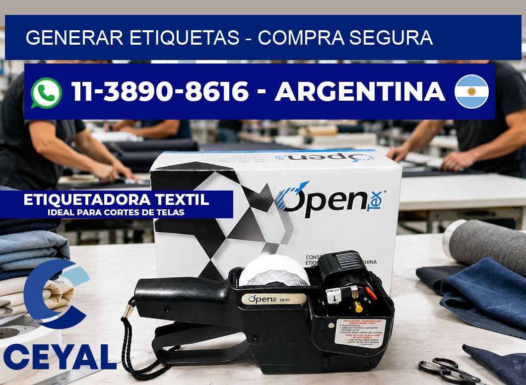 GENERAR ETIQUETAS - Compra segura