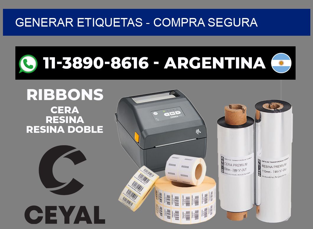 GENERAR ETIQUETAS - Compra segura