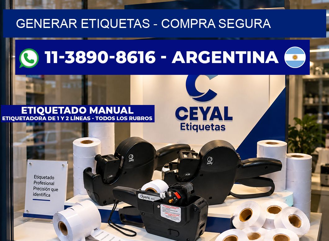 GENERAR ETIQUETAS – Compra segura