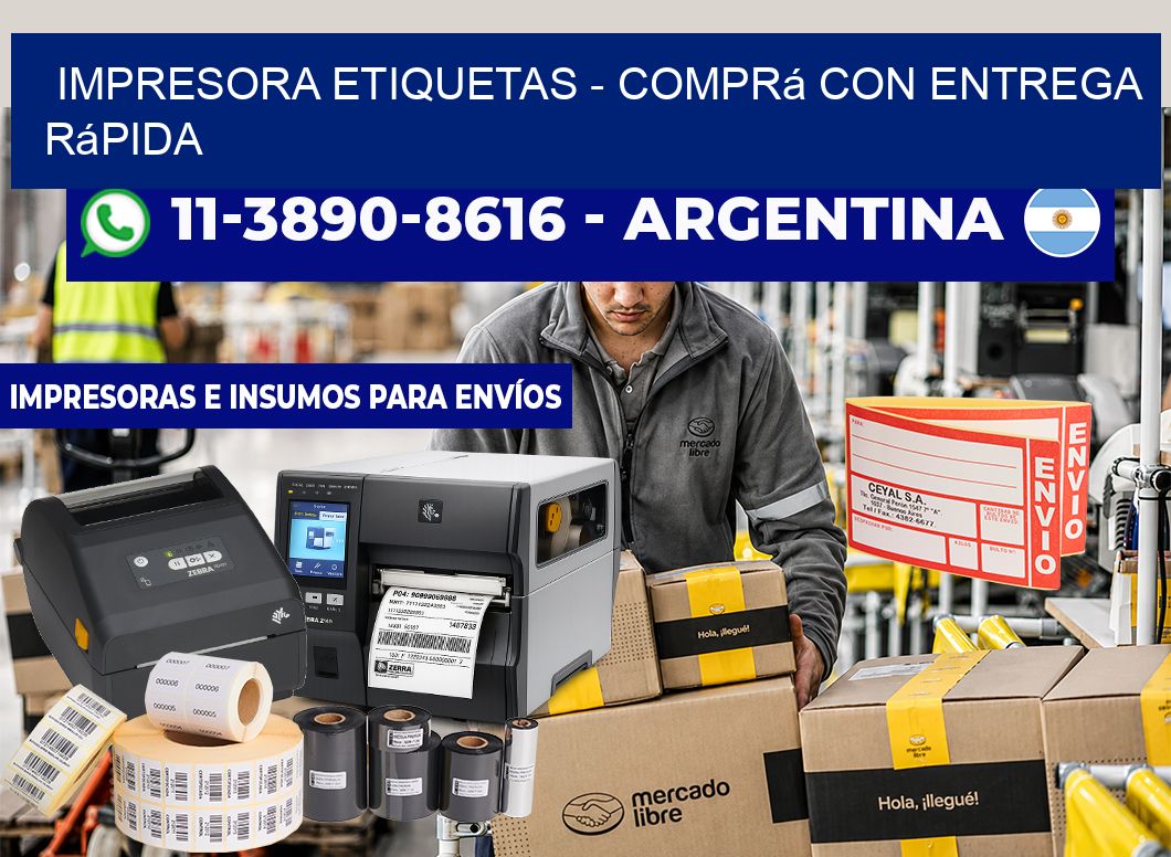IMPRESORA ETIQUETAS - Comprá con entrega rápida