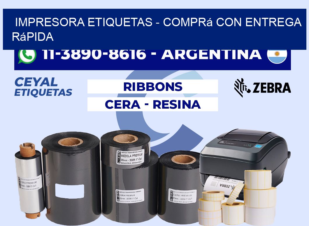 IMPRESORA ETIQUETAS - Comprá con entrega rápida