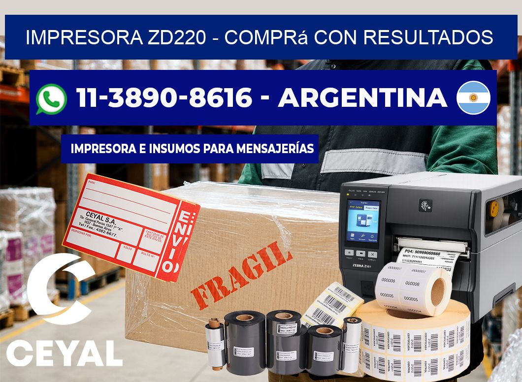 IMPRESORA ZD220 – Comprá con resultados