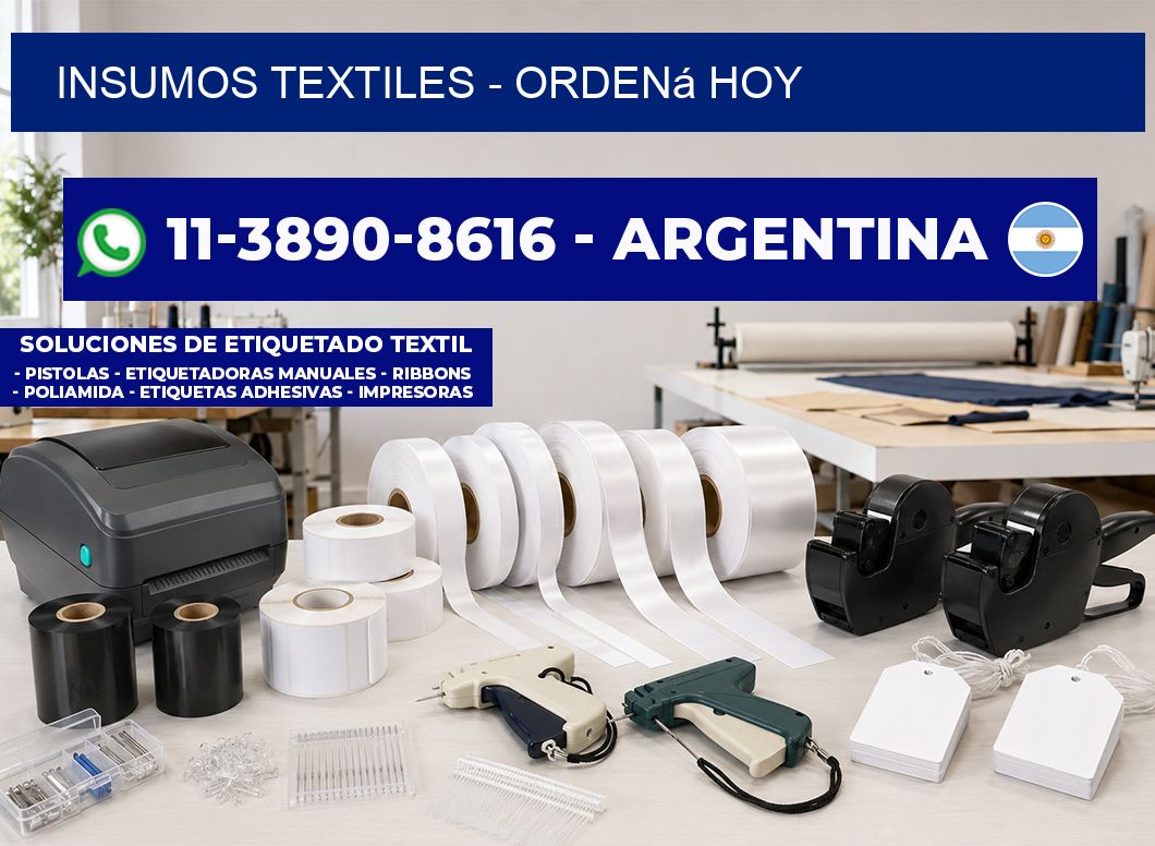 INSUMOS TEXTILES - Ordená hoy