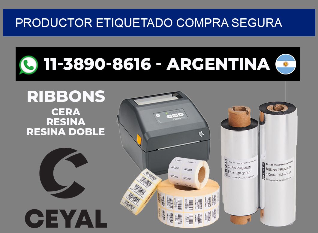 PRODUCTOR ETIQUETADO Compra segura