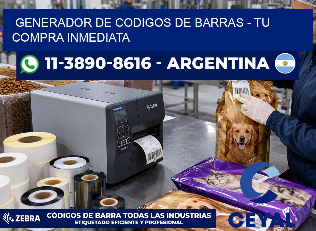 generador de codigos de barras - Tu compra inmediata