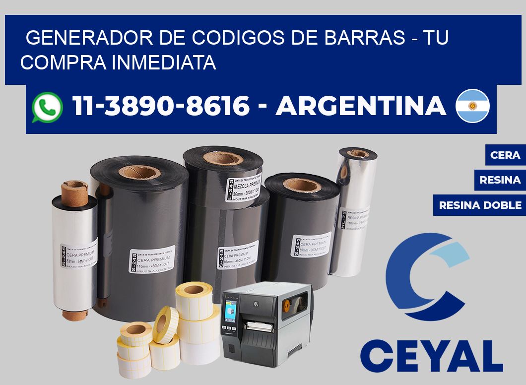 generador de codigos de barras - Tu compra inmediata